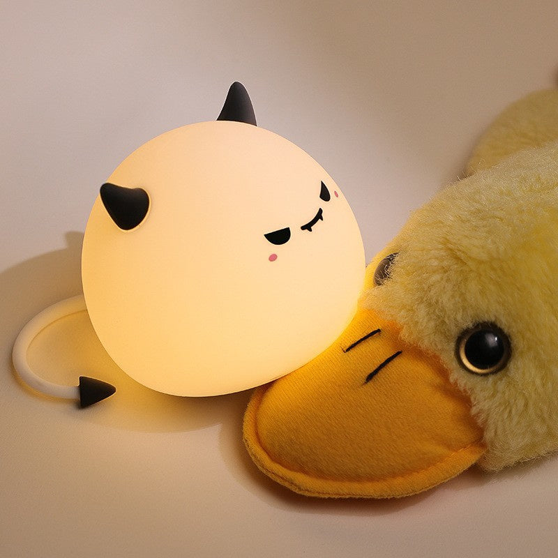 USB Rechargeable LED Colorful Timing Atmosphere Silicone Light