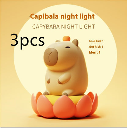 USB Rechargeable LED Colorful Timing Atmosphere Silicone Light