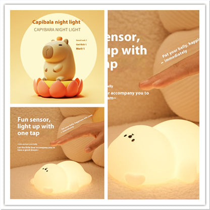 USB Rechargeable LED Colorful Timing Atmosphere Silicone Light